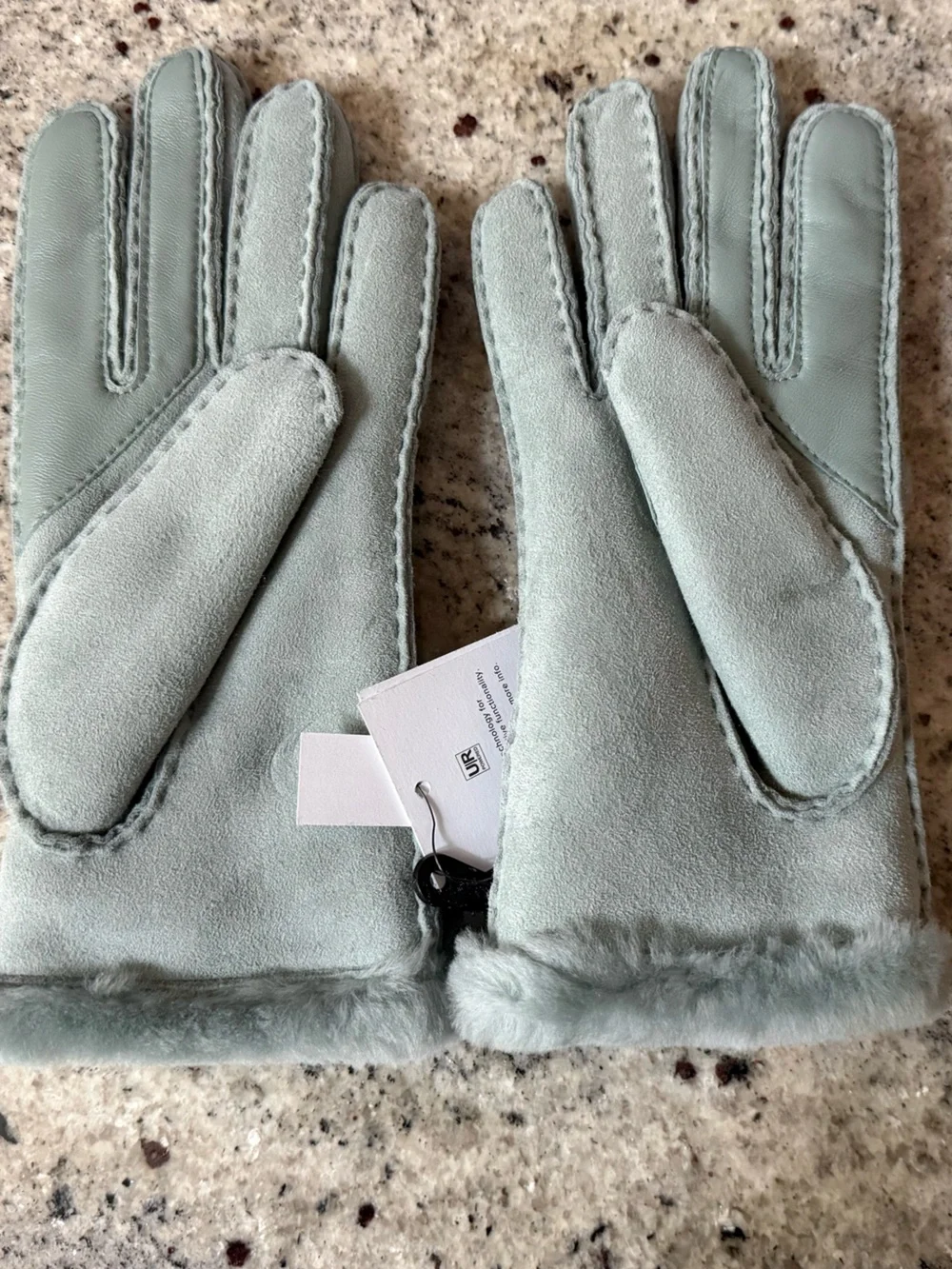 Genuine Shearling Exposed Curve Seam Gloves from UGG
